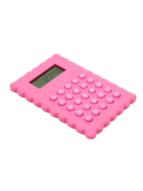 Калькулятор настольный 08-разрядный KS-012, розовый