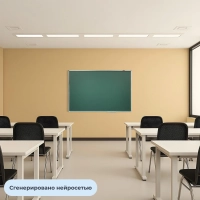 Доска магнитно-меловая Attache 100х150см зеленая