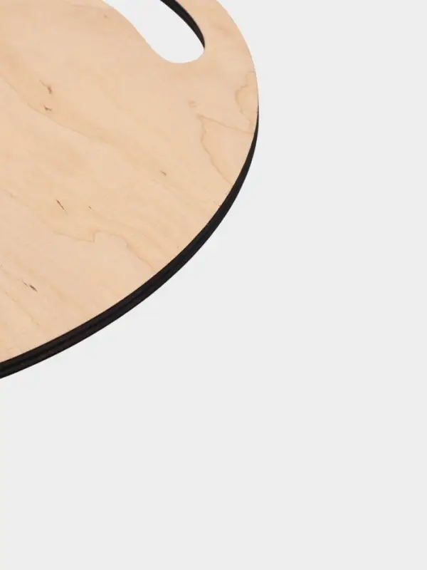 Доска разделочная сувенирная Дарим Красиво «Символ года. С новым годом», d=25.5 см, дерево, разноцветная