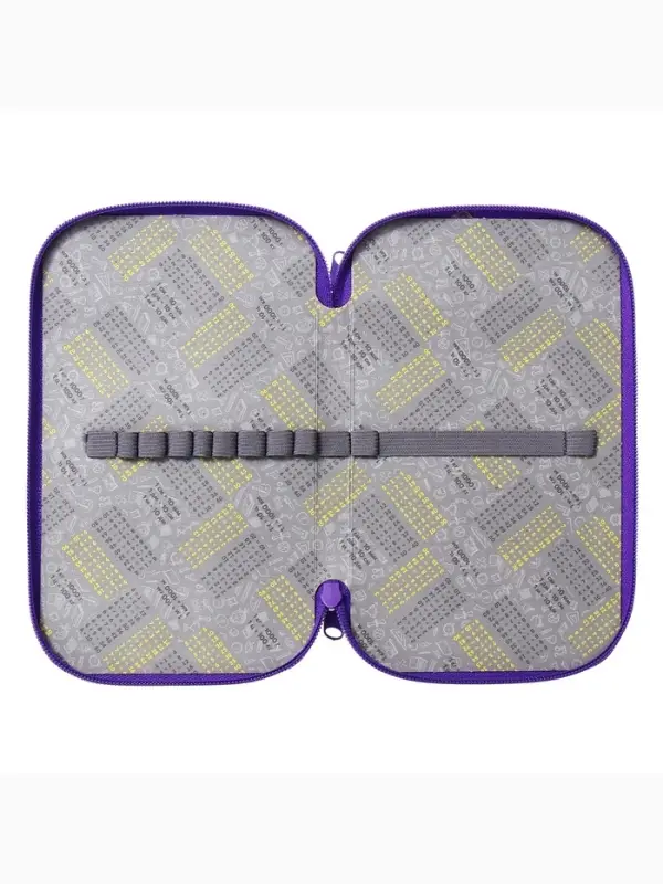 Пенал школьный, 2 секции, 12.5&times;20.5&times;4 см &laquo;Сиба&raquo;