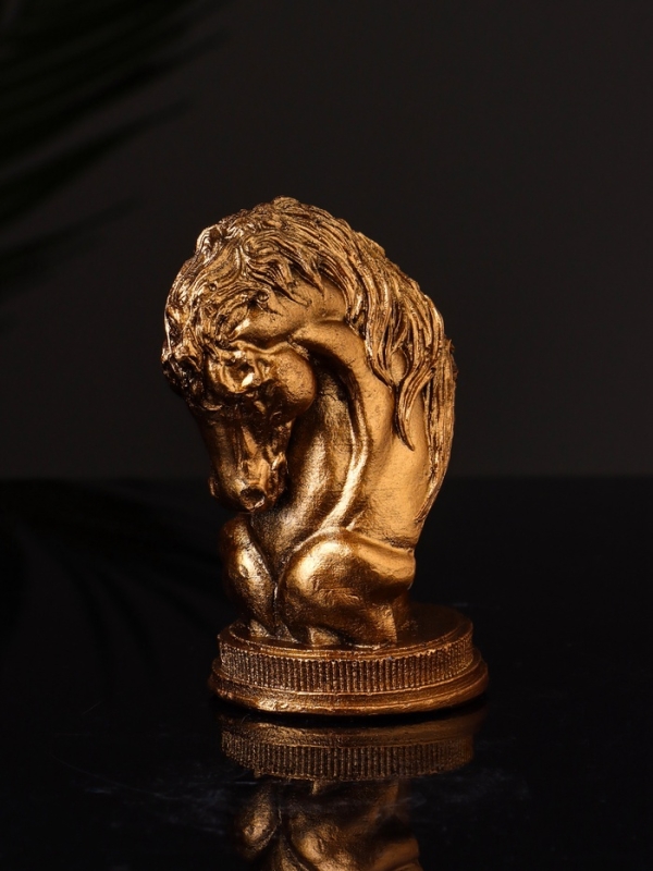 Фигура  Фигура "Конь " 9х6 см, цвет бронза