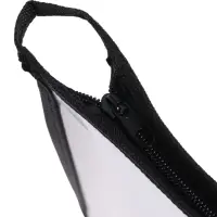 Папка пластиковая А4, молния сверху, Офис, прозрачная / черная, рифленая (330х230х55мм) Папка пластиковая А4, молния сверху, Офис, прозрачная / черная, рифленая (330х230х55мм)