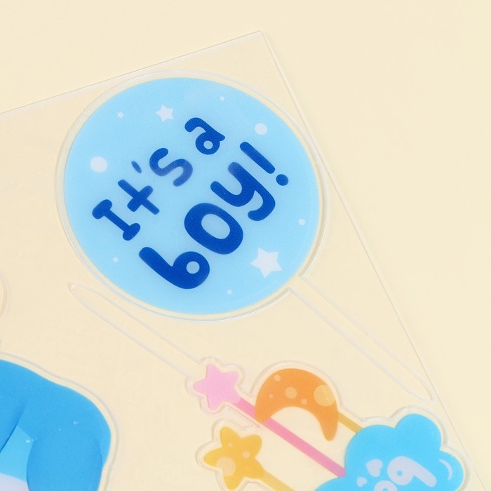 Набор топперов «Мальчик» Набор топперов «Мальчик»