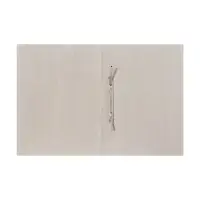 Скоросшиватель Calligrata &laquo;Дело&raquo;, 370 г/м&sup2;, белый, немелованный, пробитый, до 200 л