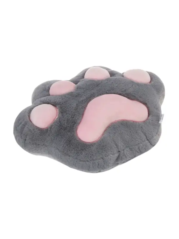 Мягкая игрушка-подушка  Мягкая игрушка-подушка "Лапка", цвет серый, 30 см 316/30/79-1