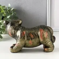 Копилка "Тигр" 14х12,5х24 см, золотой Копилка "Тигр" 14х12,5х24 см, золотой