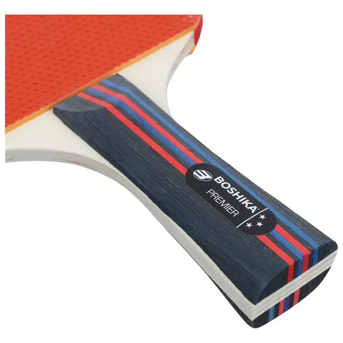 Набор для настольного тенниса BOSHIKA Premier: 2 ракетки, 3 мяча, 3 звезды, в чехле