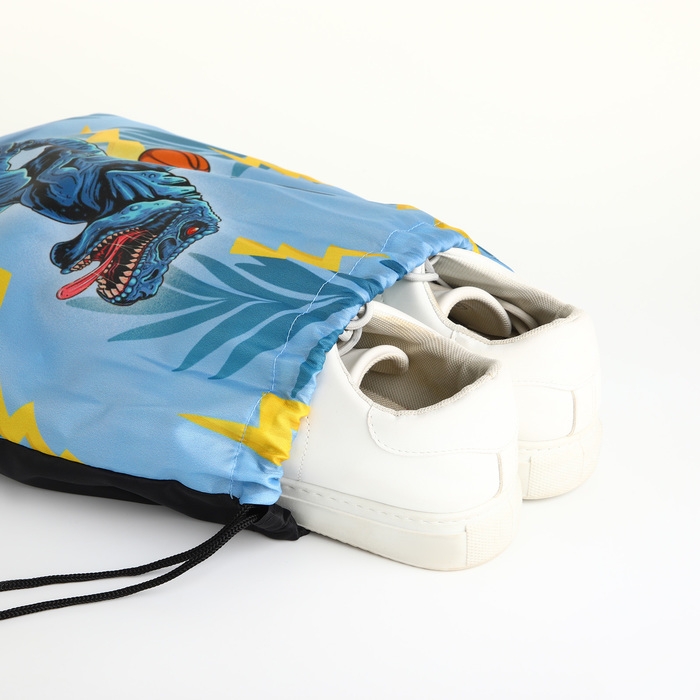 Мешок для обуви на шнурке, цвет голубой Мешок для обуви на шнурке, цвет голубой