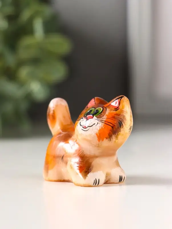 Фигурка &laquo;Кот Ерёма&raquo;, 5&times;4.5 см, селенит, МИКС