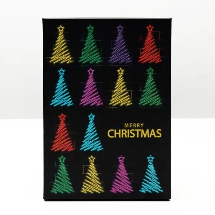 Набор подарочных новогодних коробок 3 в 1 Merry christmas, 23&times;16&times;9.5 - 19&times;12&times;6.5 см