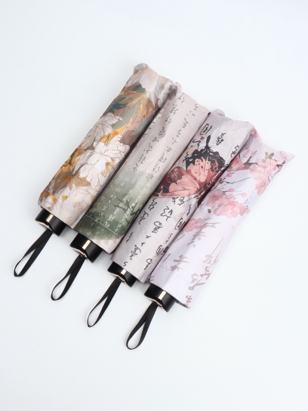 Зонт механический «Япония», эпонж, 4 сложения, 8 спиц, R = 48/55 см, D = 110 см, цвет МИКС Зонт механический «Япония», эпонж, 4 сложения, 8 спиц, R = 48/55 см, D = 110 см, цвет МИКС