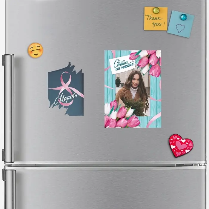 Магнит фоторамка «8 Марта», 10×14 см