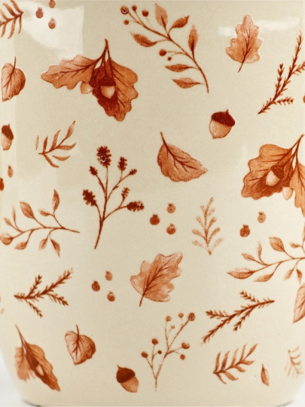 Кружка керамическая Дорого внимание «Листья», 420 мл Кружка керамическая Дорого внимание «Листья», 420 мл