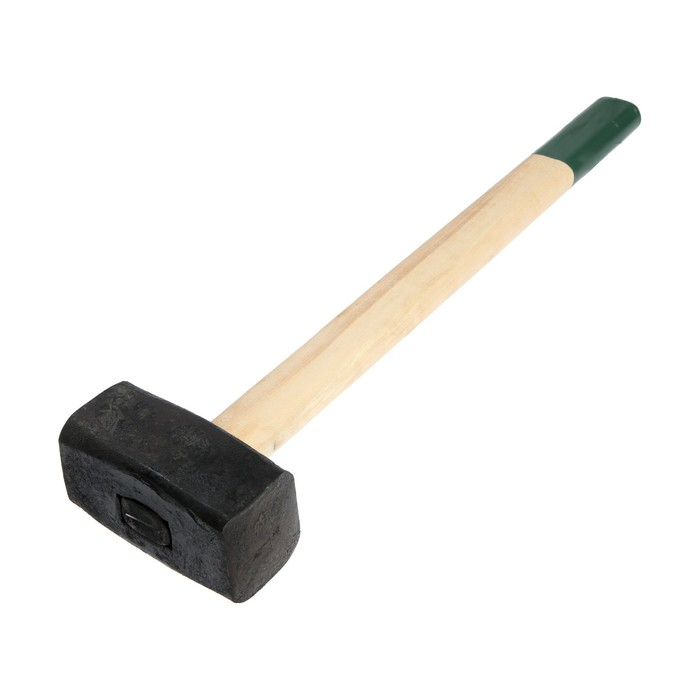 Кувалда кованая ЛОМ, 8 кг, деревянная рукоятка Кувалда кованая ЛОМ, 8 кг, деревянная рукоятка