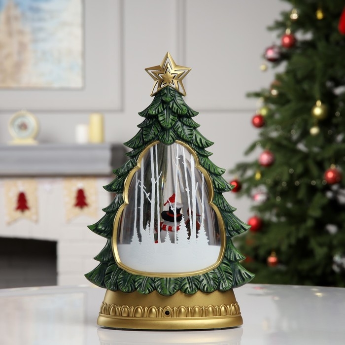 Фигура светодиодная «Новогодние мотивы», 31.2х9.5х20.2 см, музыка, батарейки ААх3 (не в комплекте), USB, свечение тёплое белое Фигура светодиодная «Новогодние мотивы», 31.2х9.5х20.2 см, музыка, батарейки ААх3 (не в комплекте), USB, свечение тёплое белое