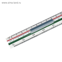 Масштабная линейка Koh-I-Noor, 1:20, 1:25, 1:50 х 200, 1:500