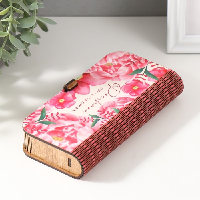 Шкатулка  Шкатулка "Расцветай" 17х8,5х3,5 см