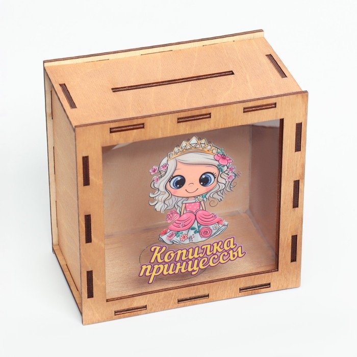 Копилка Копилка "Копилка принцессы" розовое платье, 14х14х8 см