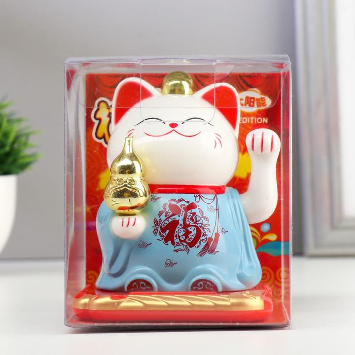 Маятник пластик Маятник пластик "Кот баюн с иероглифами карьера, решимость, долголетие" МИКС 9,5х9,5х8,3 см