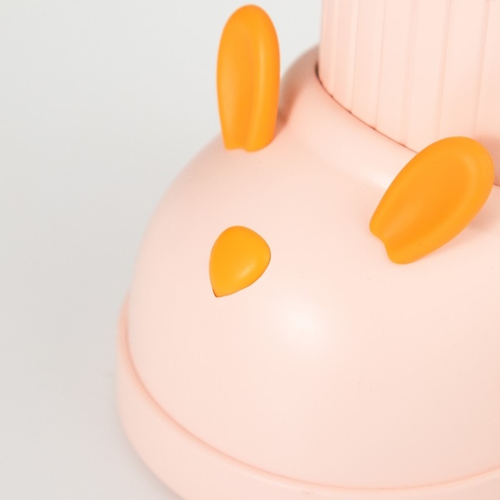 Лампа настольная  Лампа настольная "Ботинок заяц" LED 3 режима 3Вт USB органайзер  розовый 8х11х31 см RISALUX