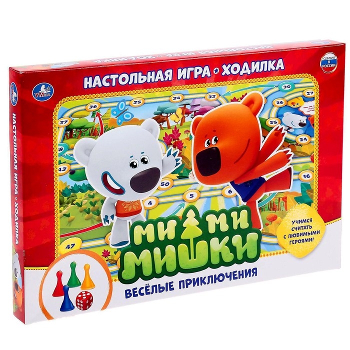 Настольная игра-ходилка «Ми-Ми-Мишки. Веселые приключения» Настольная игра-ходилка «Ми-Ми-Мишки. Веселые приключения»