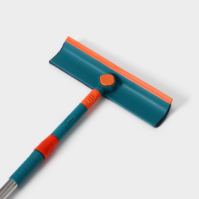 Щётка для окон Raccoon, телескопическая ручка 68(102) см, насадка из микрофибры 28×7 см, цвет МИКС Щётка для окон Raccoon, телескопическая ручка 68(102) см, насадка из микрофибры 28×7 см, цвет МИКС