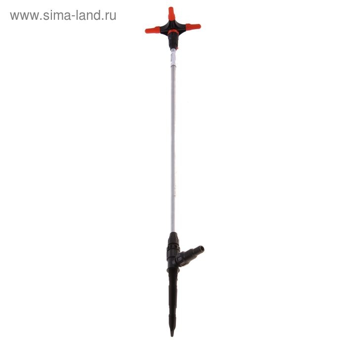 Распылитель 4-лепестковый, удлинённый, 60 см, штуцер под шланги 1/2 Распылитель 4-лепестковый, удлинённый, 60 см, штуцер под шланги 1/2" – 3/4", металл, пластик, «Жук»