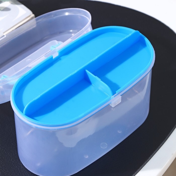 Органайзер для хранения со вставкой, 15×7,5×10 см, цвет МИКС