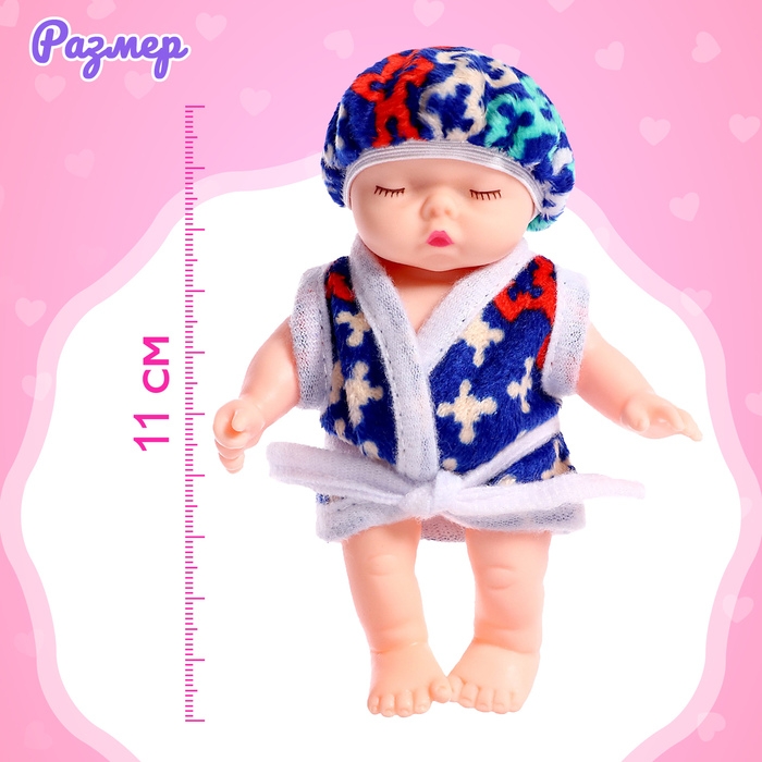 Пупс «Саша» в ванной, с аксессуарами, МИКС Пупс «Саша» в ванной, с аксессуарами, МИКС