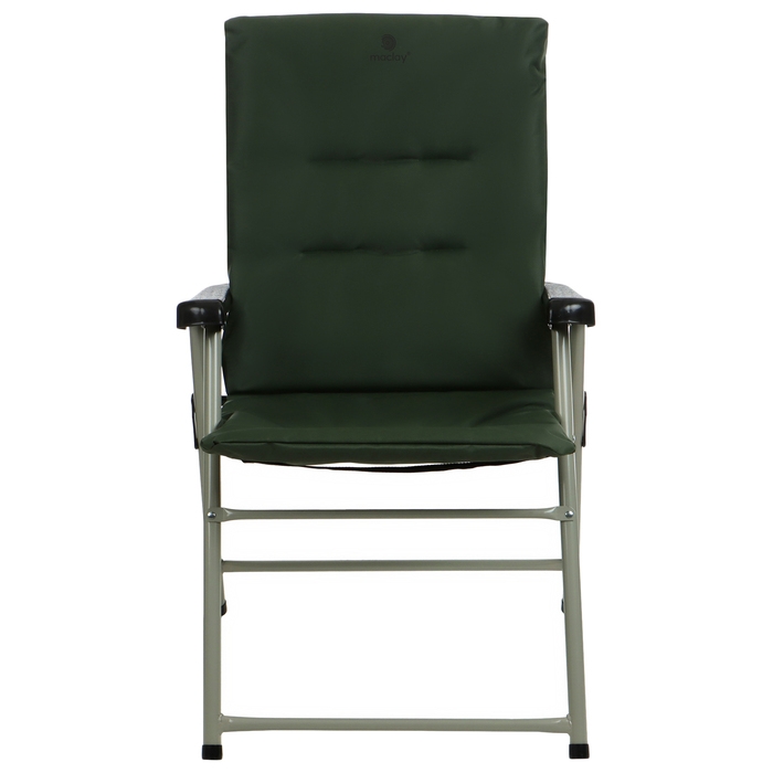 Кресло складное maclay, с мягким матрасом, 57 х 48 х 90 см, до 120 кг, цвет зелёный Кресло складное maclay, с мягким матрасом, 57 х 48 х 90 см, до 120 кг, цвет зелёный