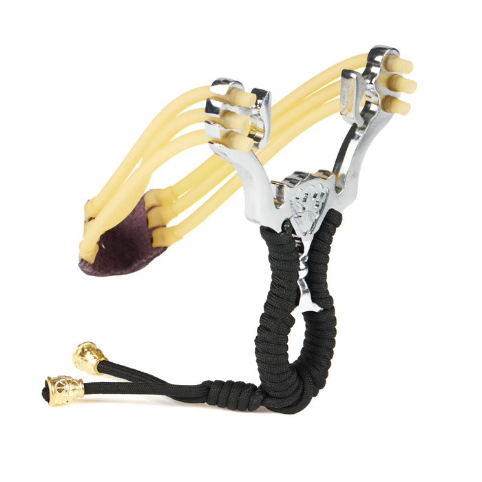 Рогатка металлическая Рогатка металлическая "Молния" в текстильной оплётке