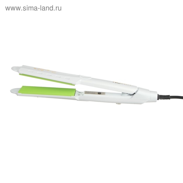 Щипцы-гофре Luazon LW-12, 35 Вт, керамическое покрытие, 40х110 мм, 210 °C, белые Щипцы-гофре Luazon LW-12, 35 Вт, керамическое покрытие, 40х110 мм, 210 °C, белые