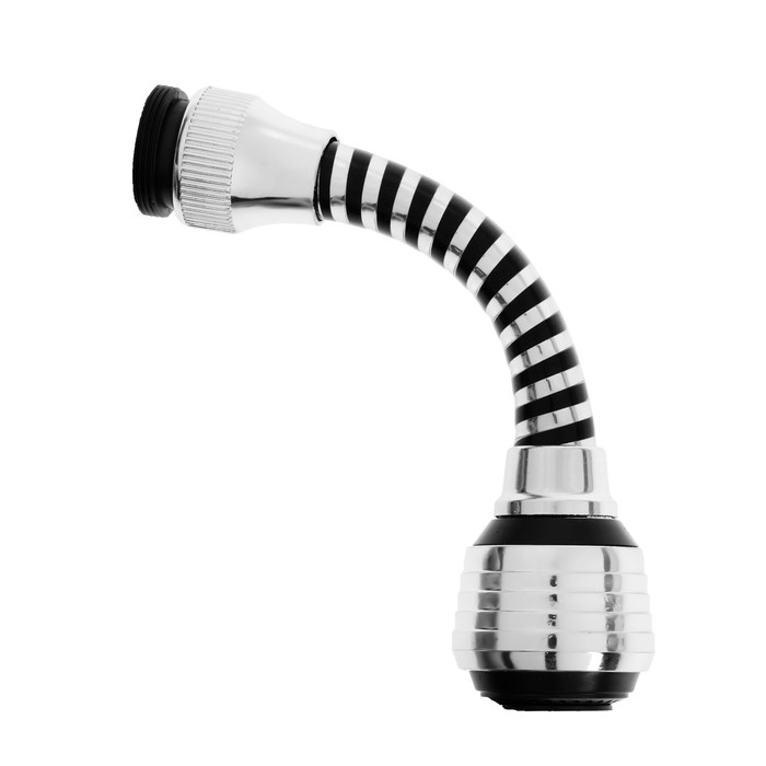Аэратор ZEIN Z3602, поворотный, на шарнире, гибкий, 2 режима, хром/черный Аэратор ZEIN Z3602, поворотный, на шарнире, гибкий, 2 режима, хром/черный