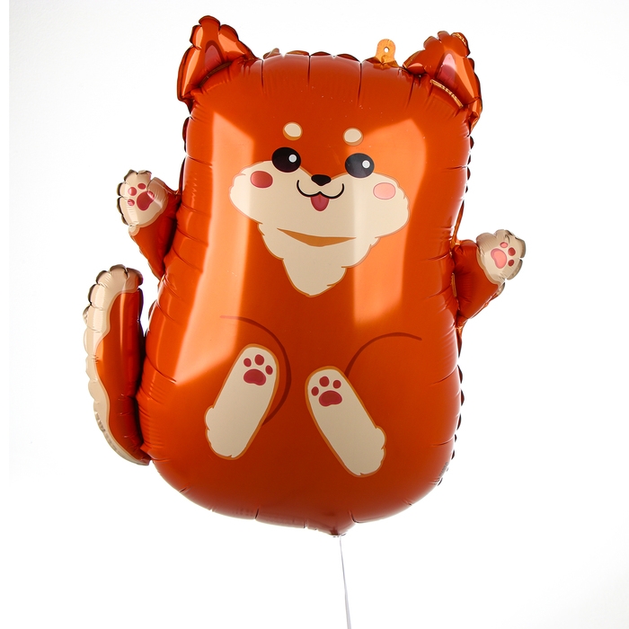 Воздушный шар фольгированный 28 Воздушный шар фольгированный 28" «Сиба-ину», набор 50 шт.