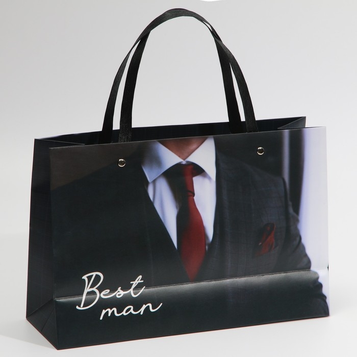 Пакет подарочный, упаковка, «Лучший мужчина», 30 х 20 х 10 см Пакет подарочный, упаковка, «Лучший мужчина», 30 х 20 х 10 см