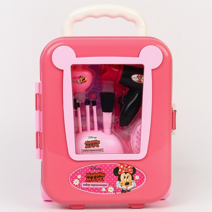 Набор парикмахера, в чемоданчике, МИКС, Минни Маус Набор парикмахера, в чемоданчике, МИКС, Минни Маус