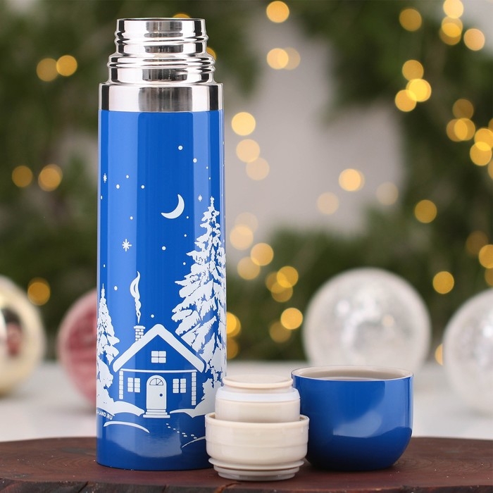 Новый год! Термос новогодний «Зимняя сказка», 500 мл Новый год! Термос новогодний «Зимняя сказка», 500 мл