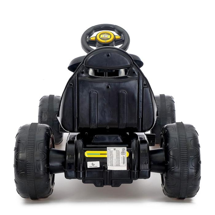 Веломобиль GO KART, цвет чёрный Веломобиль GO KART, цвет чёрный