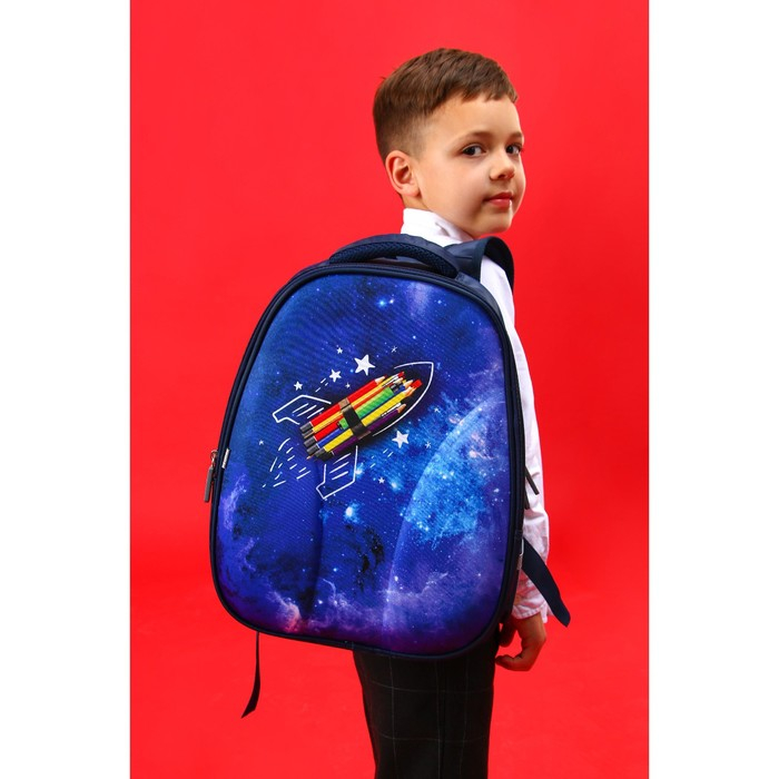 Рюкзак каркасный школьный Calligrata Cosmos, 39 х 30 х 14 см Рюкзак каркасный школьный Calligrata Cosmos, 39 х 30 х 14 см