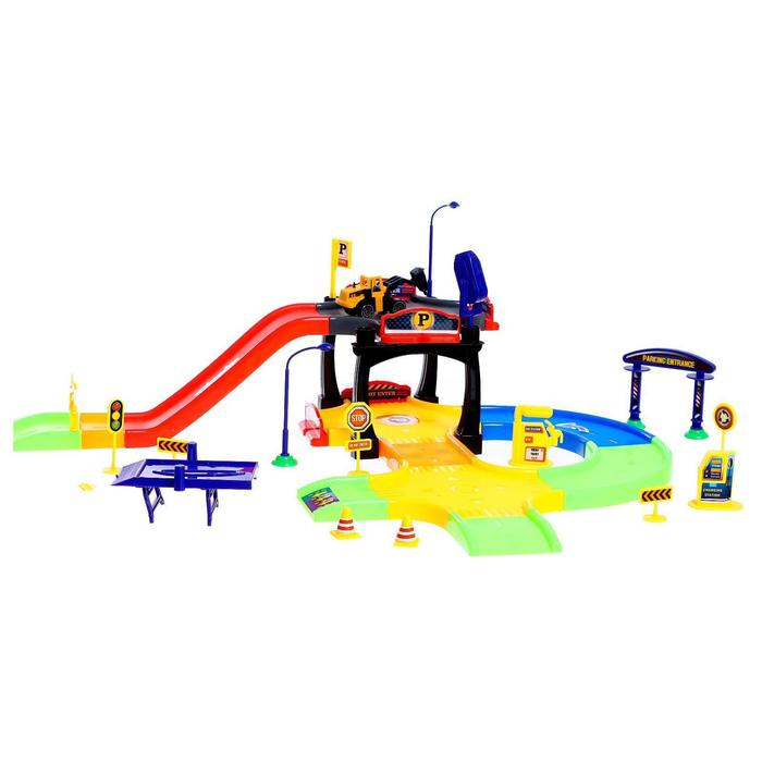 Парковка «Город», 1 машинка, дорожные знаки Парковка «Город», 1 машинка, дорожные знаки