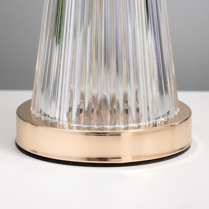 Настольная лампа Настольная лампа "Фенетр" E27 40Вт золото 25х25х41 см RISALUX