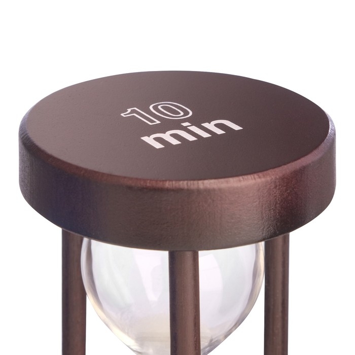 Песочные часы Песочные часы "Амплуа", на 10 минут, 15.5 х 8 см, белый