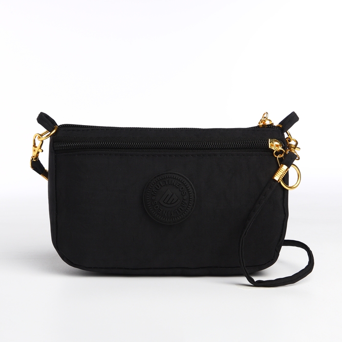 Сумка женская кросс-боди на молнии, цвет чёрный Сумка женская кросс-боди на молнии, цвет чёрный