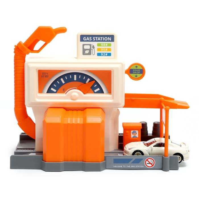 Парковка &laquo;Заправочная станция&raquo;, цвет оранжевый