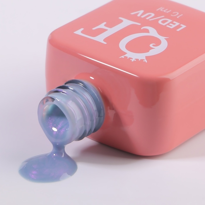 Гель лак для ногтей «PEARL», 3-х фазный, 10 мл, LED/UV, цвет синий (287)