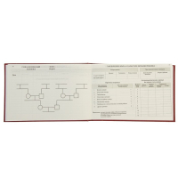 Медицинская карта ребёнка "История развития" А5, 205 х 150 мм, форма 112, красная, твёрдая обложка, 96 листов