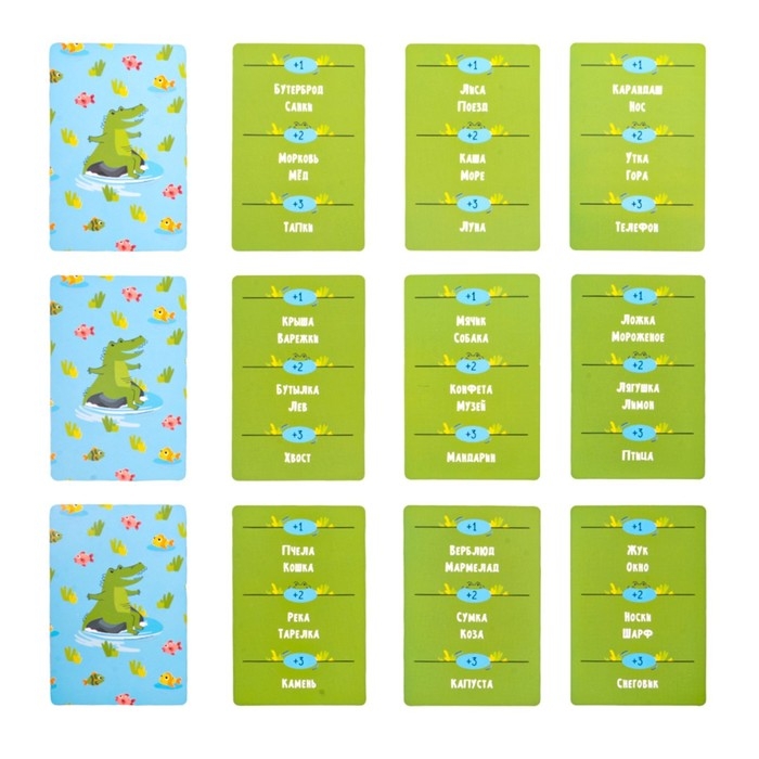 Игра настольная «Крокодилиус», от 4 игроков, 5+