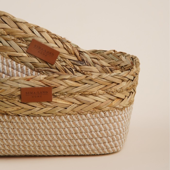 Корзины для хранения ручной работы SL Home, 2 шт: 28×18×10 см, 30×20×12 см Корзины для хранения ручной работы SL Home, 2 шт: 28×18×10 см, 30×20×12 см