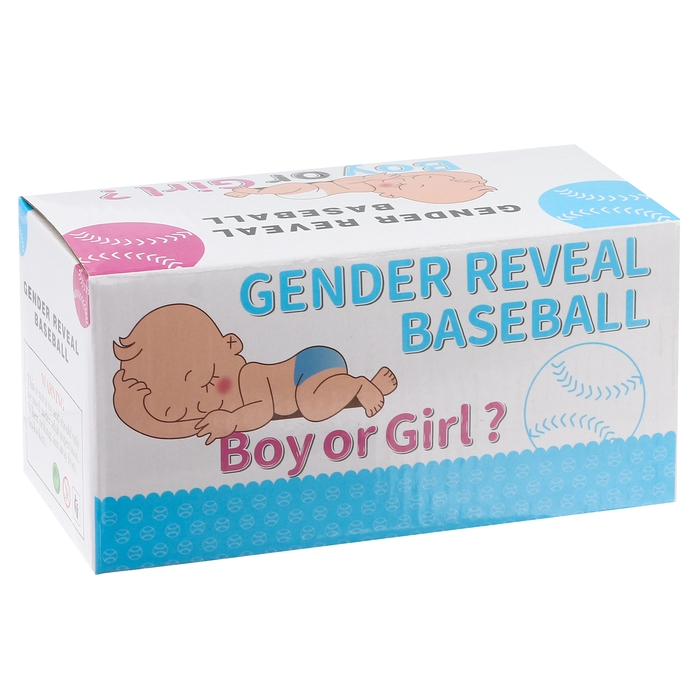 Шар для гендерной вечеринки, набор 2 шт., с розовой и голубой краской Шар для гендерной вечеринки, набор 2 шт., с розовой и голубой краской