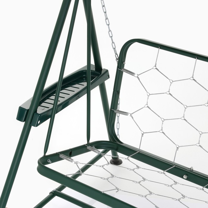 Качели садовые Качели садовые "Касабланка", цвет зеленый220 х 119 х 145 см, макс нагрузка 300 кг